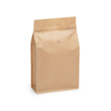 Flat-bottom coffee bags with a zipper and a valve